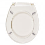 CELMAC  FLAMENCO TOILET SEAT WHITE FITTINGS