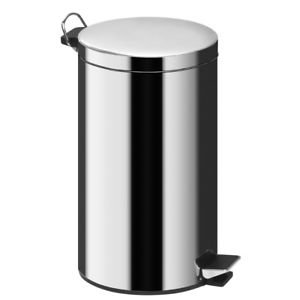 STAINLESS STEEL PEDAL BIN 30LTR(CHROME EFFECT)