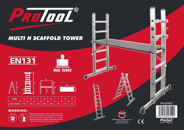 PROTOOL MULTI H SCAFFOLD TOWER EN131