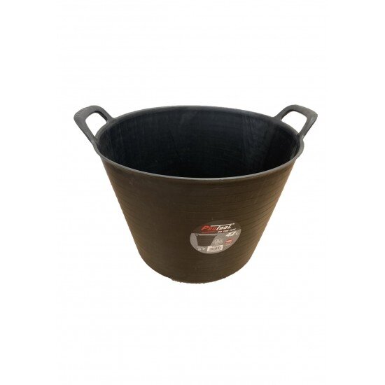 42 LITRE PLASTIC FLEXI TUB BLACK( PACK OF 5)