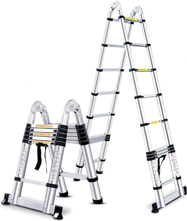 TELESCOPIC A FRAME LADDER 3.8 MTR (PROTOOL)