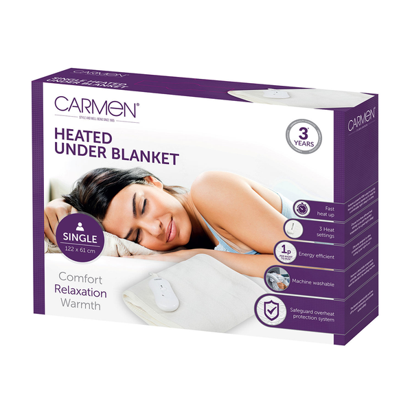 ELECTRIC  KING SIZE DOUBLE UNDER BLANKET(CARMEN)