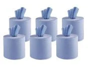 Blue Centrefeed Rolls 2Ply x 120 Meters seperate