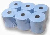 Blue Centrefeed Rolls 2Ply x 120 Meters packed in 6 