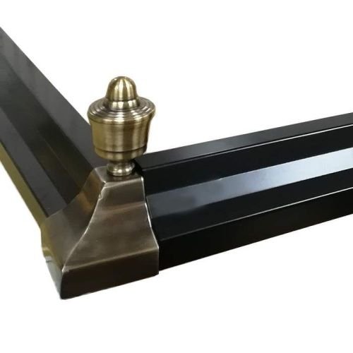 INGLENOOK BLACK & BRUSHED BRASS EXTENDING FENDER