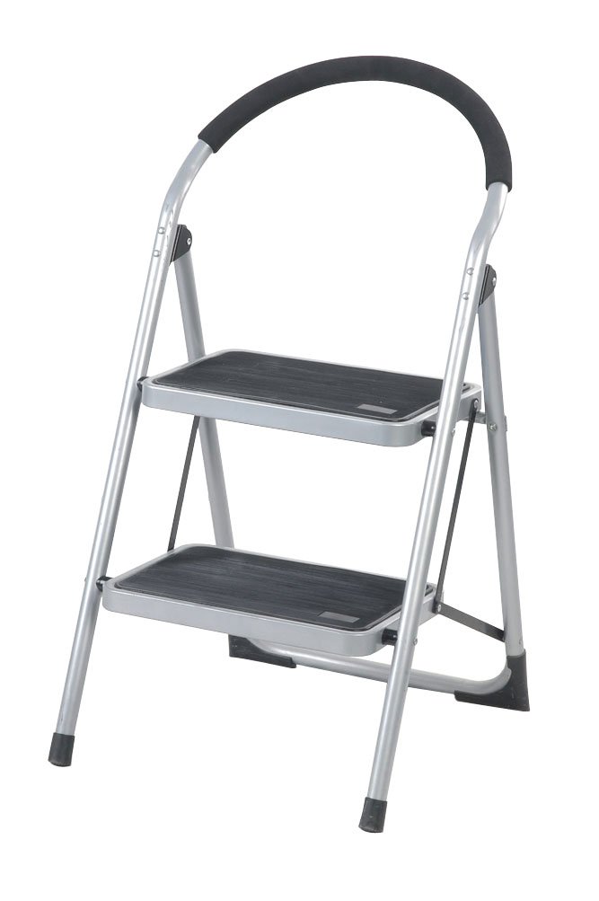 Metal 2 Step PROTOOL STEEL 2 STEP FOLDING LADDER – HardwareStoreIreland.