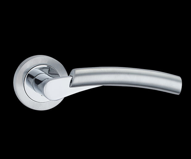 FORTESSA SORRENTO SATIN POLISHED CHROME (PACK OF 5)Escutcheons Included