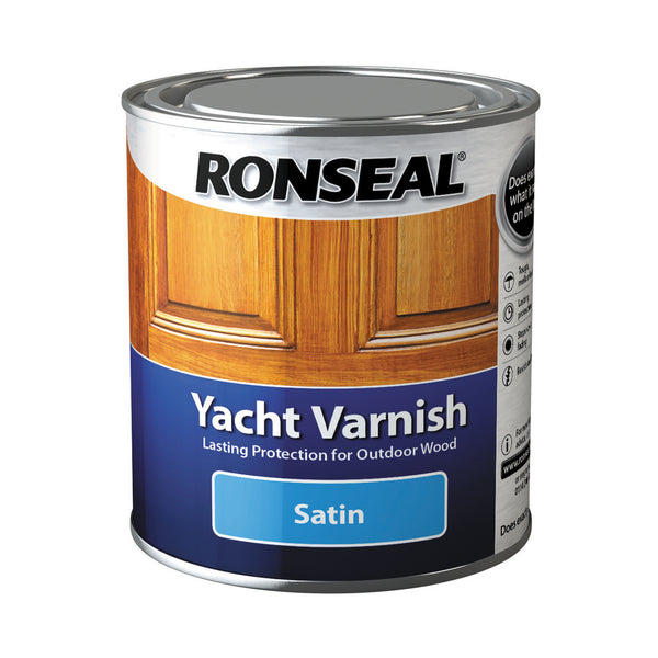 RONSEAL YACHT VARNISH SATIN CLEAR 500 ML