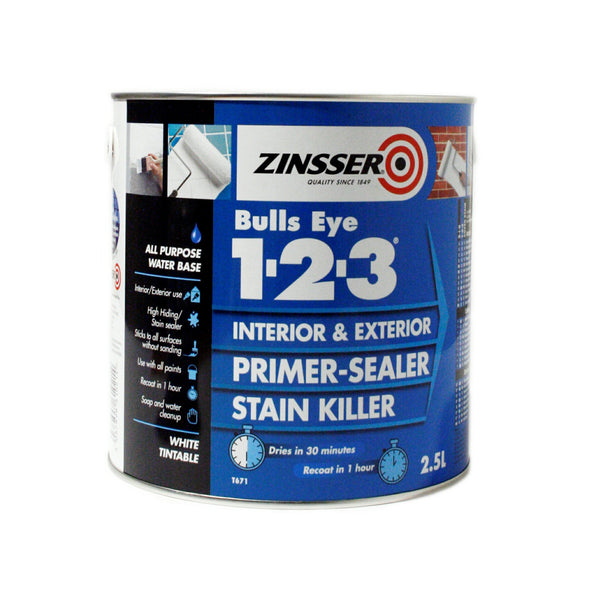 ZINSSER BULLSEYE 1.2.3. PRIMER SEALER 2.5LT