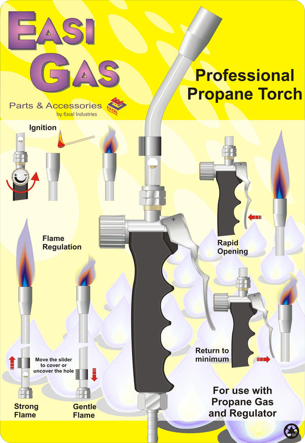 Easi Plumb Economy Torch Kit (including Torch, Hose & Regulator 1 Bar)