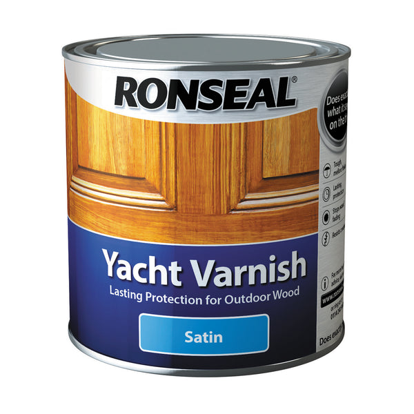 RONSEAL YACHT VARNISH SATIN CLEAR 1 LTR