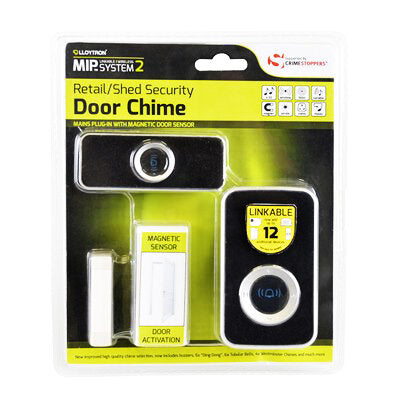 LLOYTRON PLUG IN DOOR CHIME RETAIL/SHED SECURITY