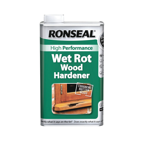 RONSEAL WET ROT WOOD HARDENER CLEAR 500 ML