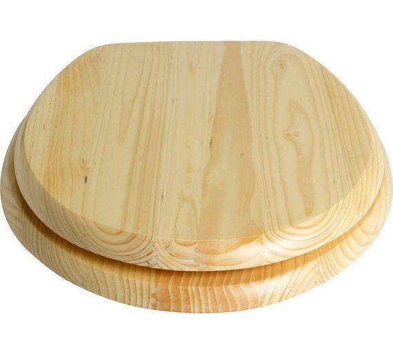 SOLID WOOD TOILET SEAT PINE