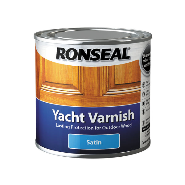 RONSEAL YACHT VARNISH SATIN CLEAR 250 ML