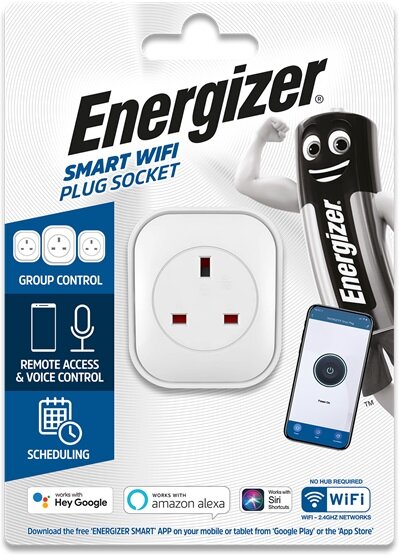 ENERGIZER WIFI ''SMART'' PLUG SOCKET