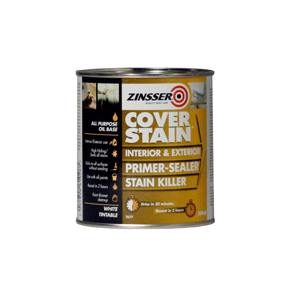 ZINSSER COVERSTAIN PRIMER SEALER 500ML