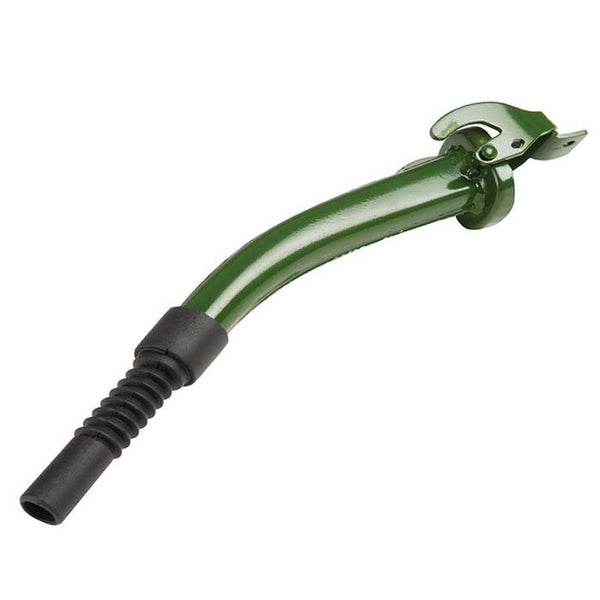 STEEL SPOUT FOR METAL JERRY CAN (GREEN)