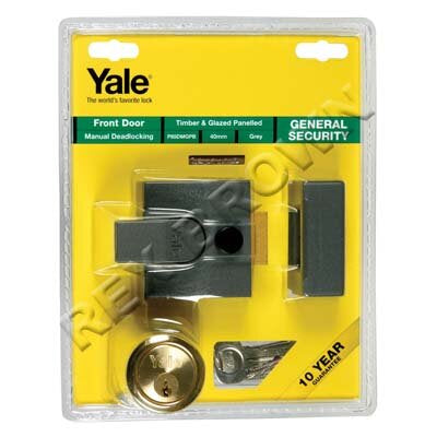 YALE 40MM BRASS SECURITY DOOR LOCK