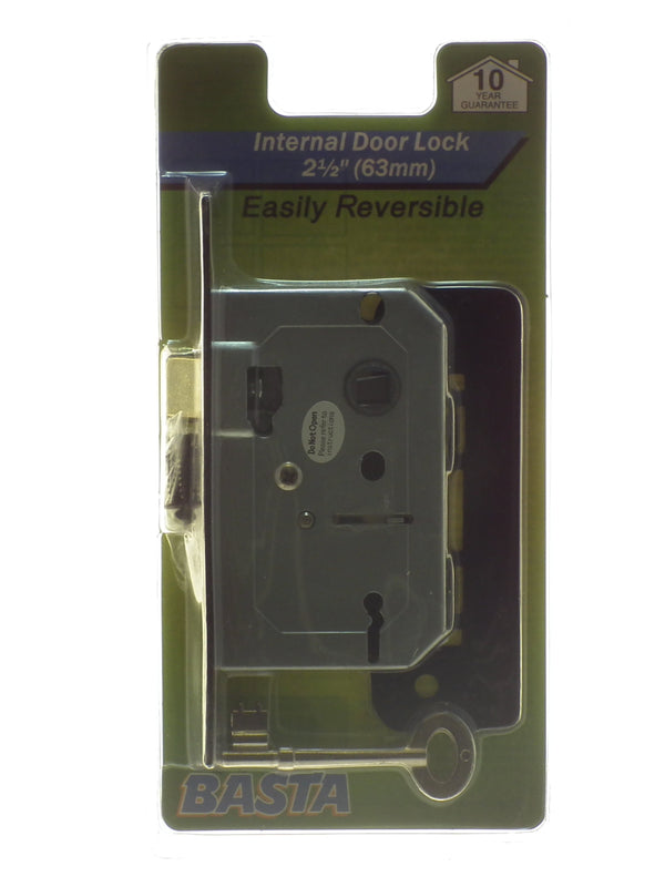 BASTA 63 MM INTERNAL SASH LOCK BLACK  (PACK OF 5)