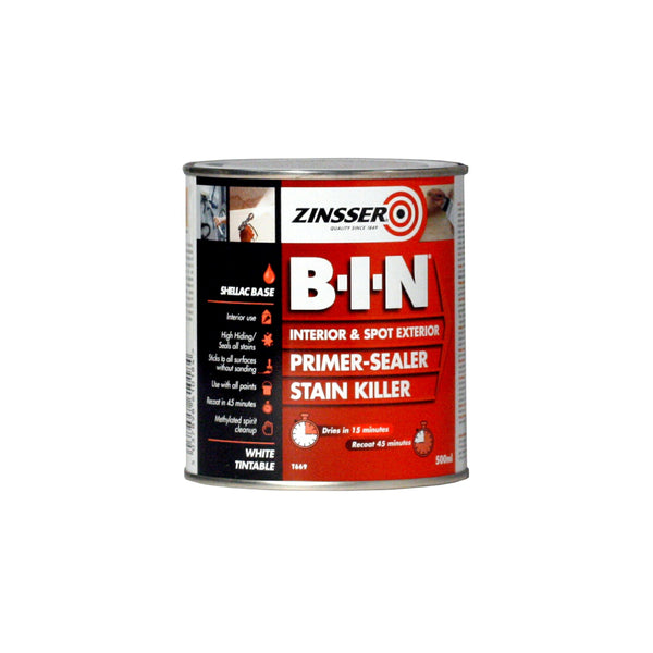 ZINSSER BIN PRIMER SEALER 500ML