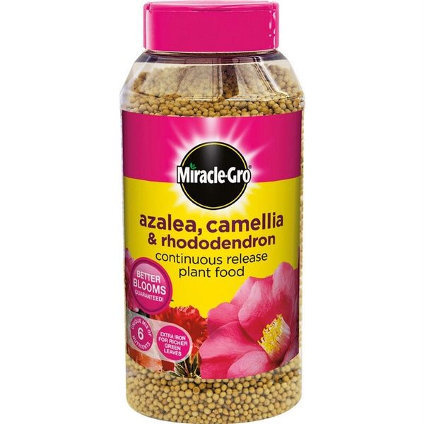 MIRACLE-GRO AZALEA,CAMELLIA & RHODODENDRON CONTINUOUS RELEASE PLANT FOOD SHAKER JAR 1 KG