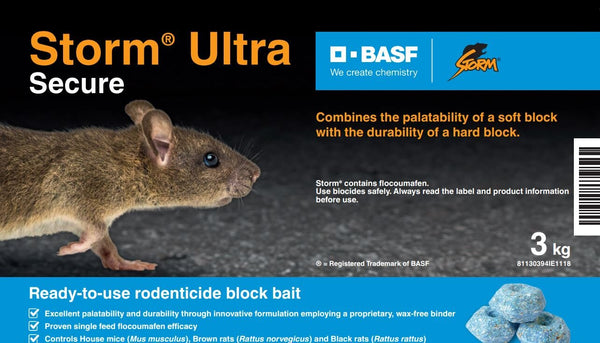 STORM ULTRA SECURE RAT BAIT 3KG