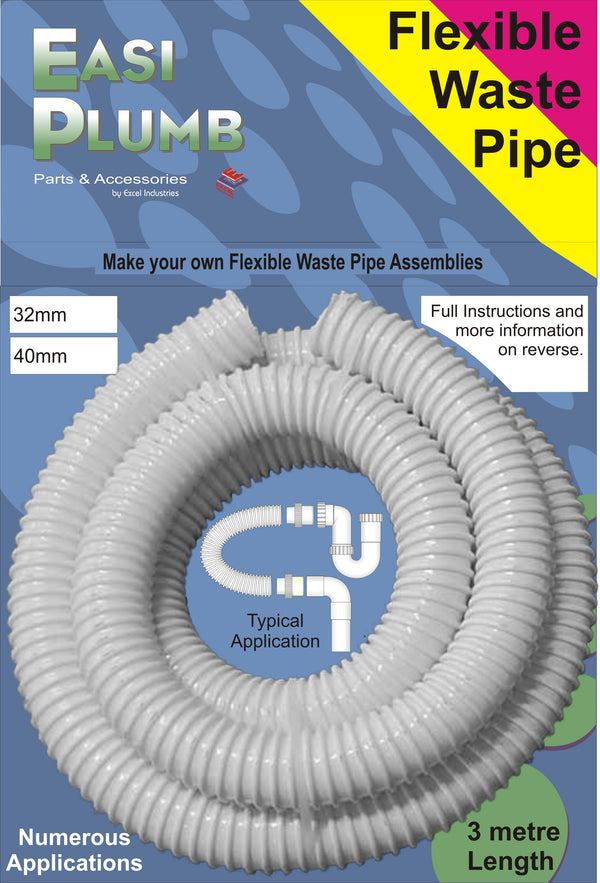 Easi Plumb 3Mtr Coil of 32mm Flexy Waste Pipe