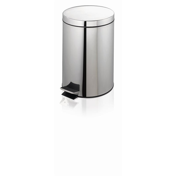 STAINLESS STEEL PEDAL BIN 12LTR(CHROME EFFECT)