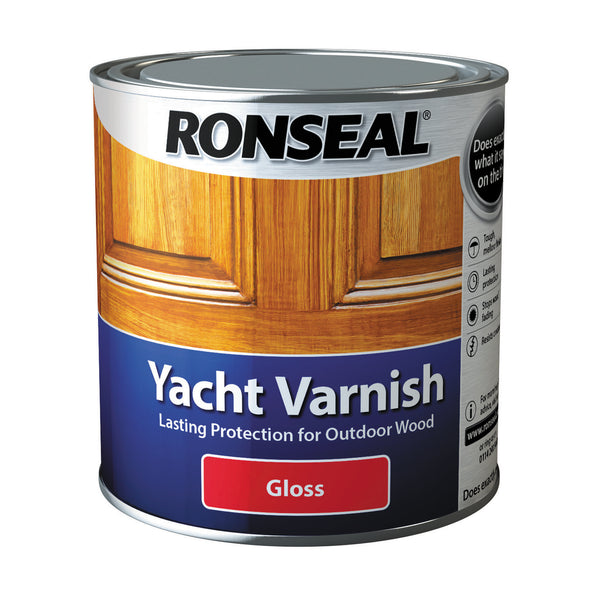 RONSEAL YACHT VARNISH GLOSS CLEAR 1 LTR