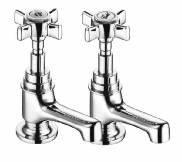 Edwardian Basin Taps 1/2"