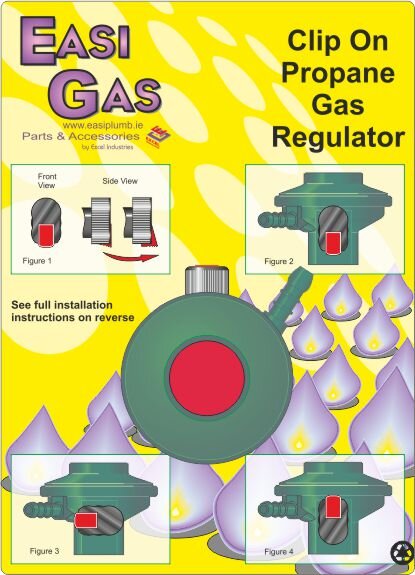 Easi Plumb 27mm Clip on Regulator (1.5Kg @ 37mb)