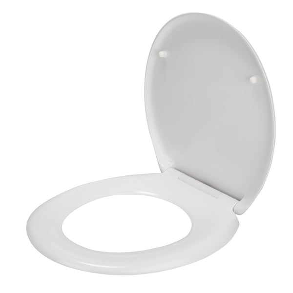 RIDDER WHITE PLASTIC TOILET SEAT