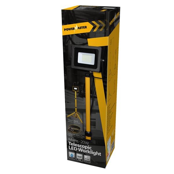 POWERMASTER 20W TRIPOD LED WORKLIGHT 220V