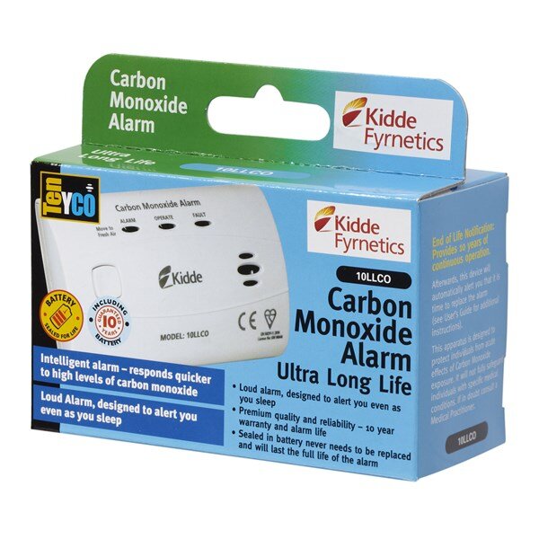 KIDDE 10 YEAR CARBON MONOXIDE ALARM