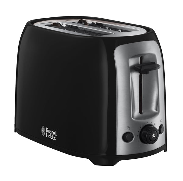 RUSSELL HOBBS 2 SLICE BLACK TOASTER