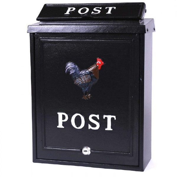 POST BOX COCKEREL DESIGN