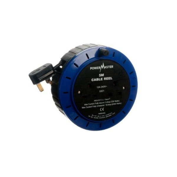 POWERMASTER 5 MTR 220V CABLE REEL