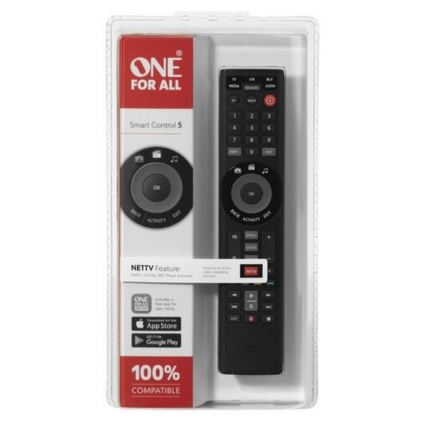 ONE FOR ALL UNIVERSAL 5 IN 1 REMOTE CONTROL