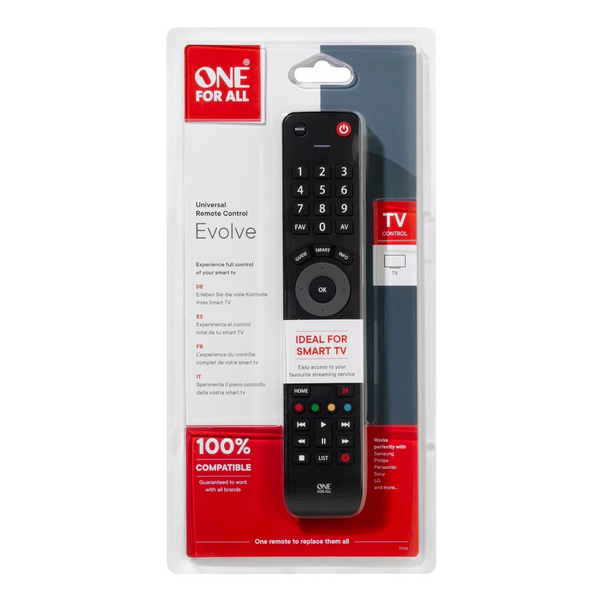 ONE FOR ALL UNIVERSAL TV REMOTE CONTROL