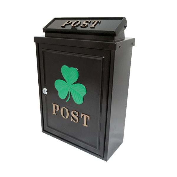 POST BOX SHAMROCK DESIGN