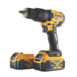 DeWalt Cordless Combi Drill 18V 2 x 5.0Ah Li-Ion XR Brushless