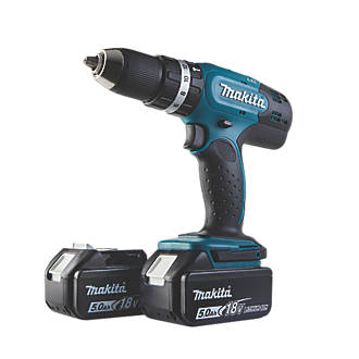 Makita 18V 2 x 5.0Ah Li-Ion LXT Cordless Combi Drill