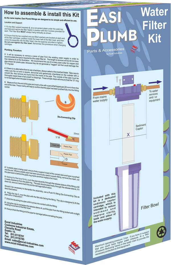 Easi Plumb Water Filter Kit