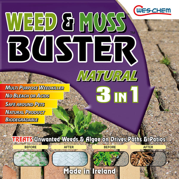 WEED & MOSS BUSTER NATURAL 3 IN 1 5LTR