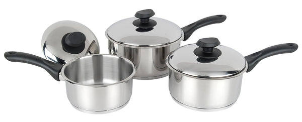 PENDEFORD 3PC S/S SAUCEPAN SOLID LID