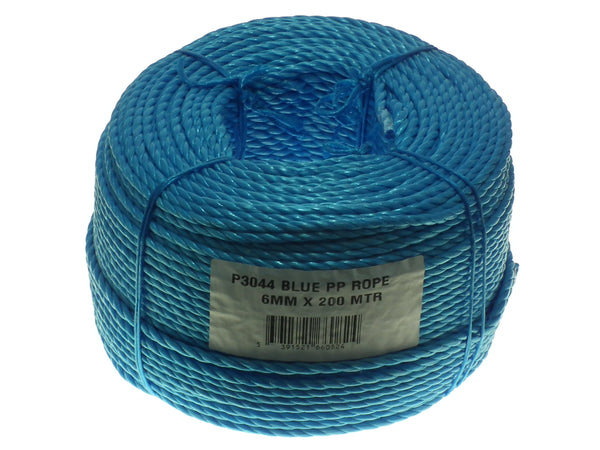 BLUE POLYROPE 6MM X 200MTR