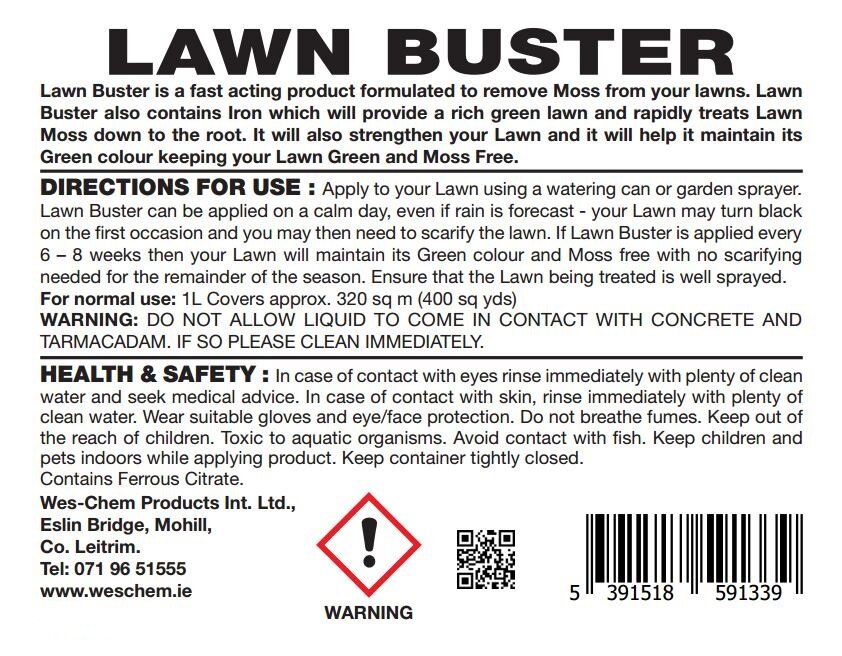 LAWN BUSTER FAST ACTION 2 IN 1 5LTR