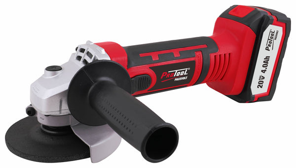 PROTOOL 20V CORDLESS ANGLE GRINDER 4AH