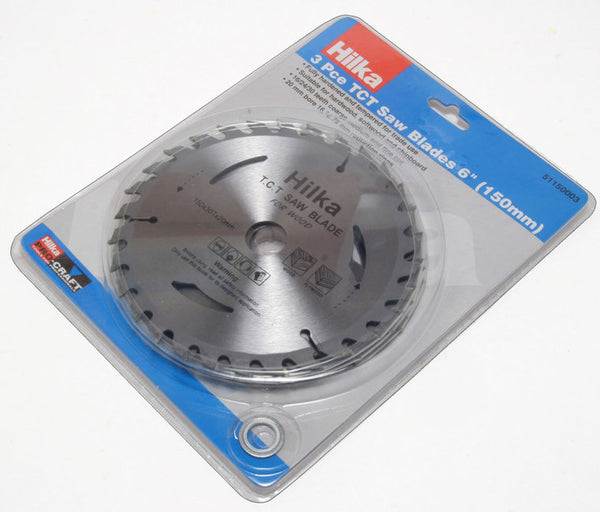 HILKA 3 PCE TCT 150 MM SAW BLADE